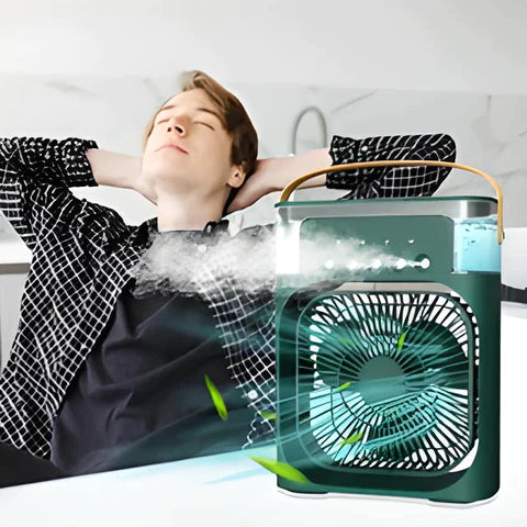 VENTILADOR HUMIFICADOR 3 EN 1  EN ⭐⭐⭐⭐FIADOR DE AIRE ⭐